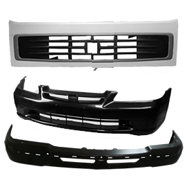 Spoilers, fenedrs, radiator masks, wings - piese import camioane - truck body parts and accessories